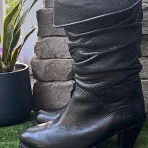 Frye slouchy boots
